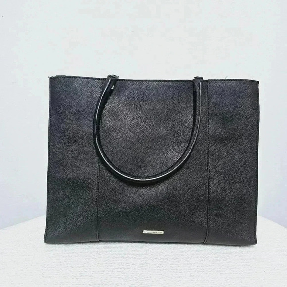 Rebecca Minkoff Saffino leather black tote bag - Picture 2 of 16
